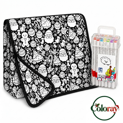 Coloray™  Christmas Coloring Blanket